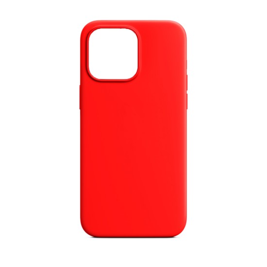 Capa de Silicone para Apple iPhone 15 Pro Max Vermelho